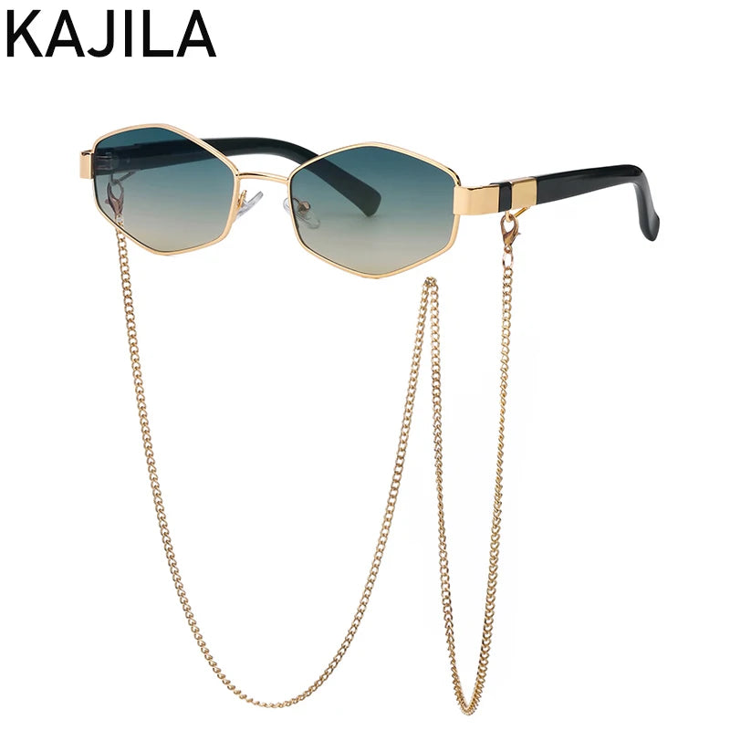 Lunettes de Soleil Hexagonales Punk