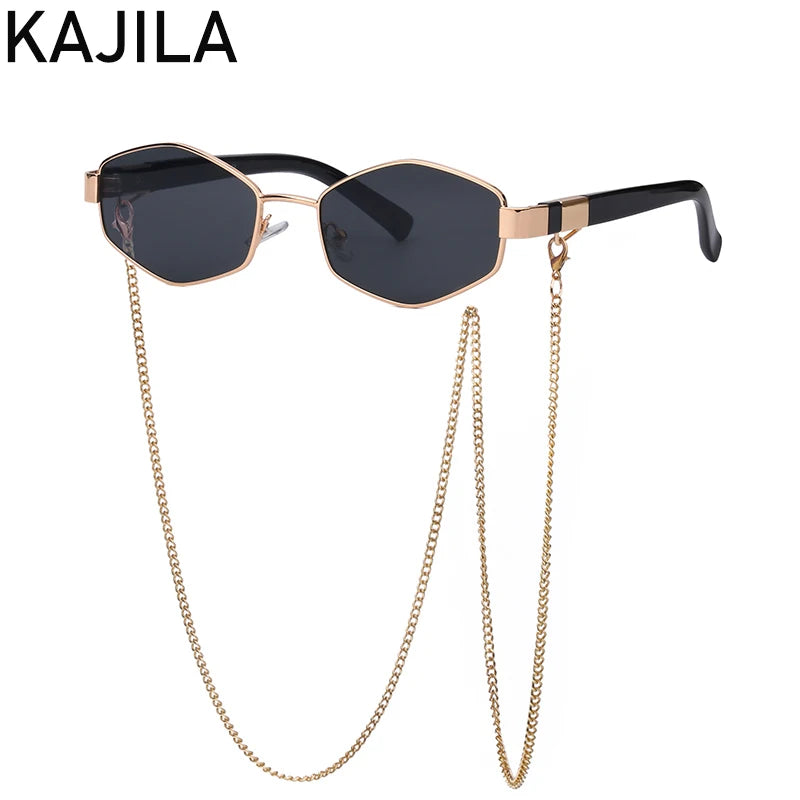 Lunettes de Soleil Hexagonales Punk