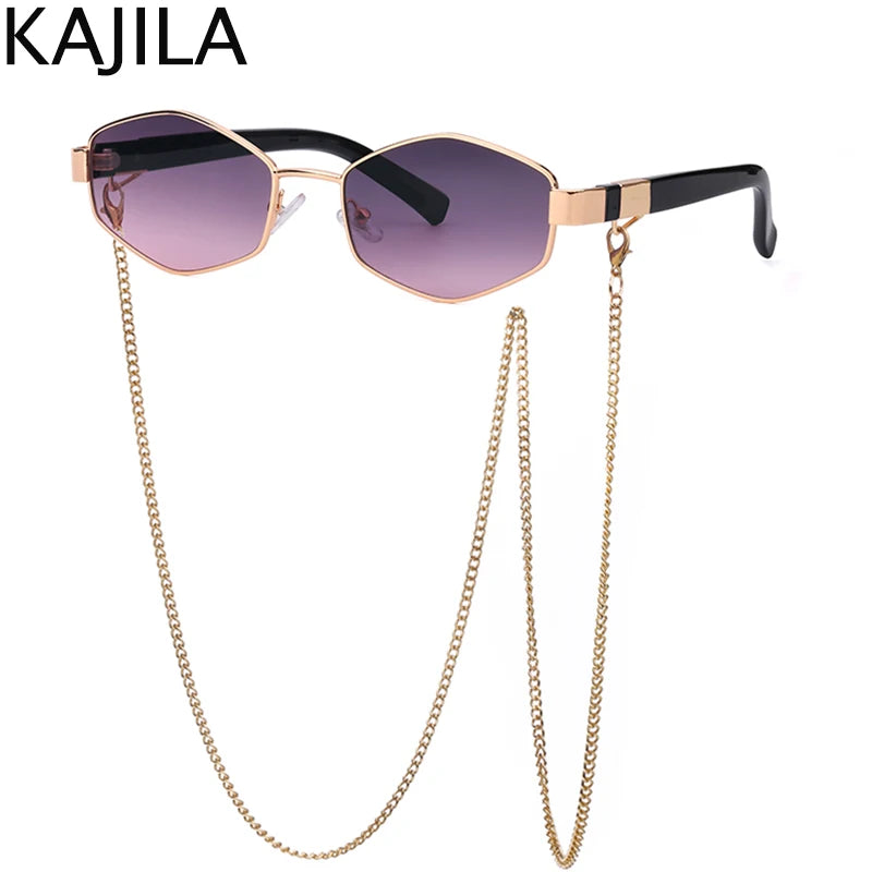 Lunettes de Soleil Hexagonales Punk