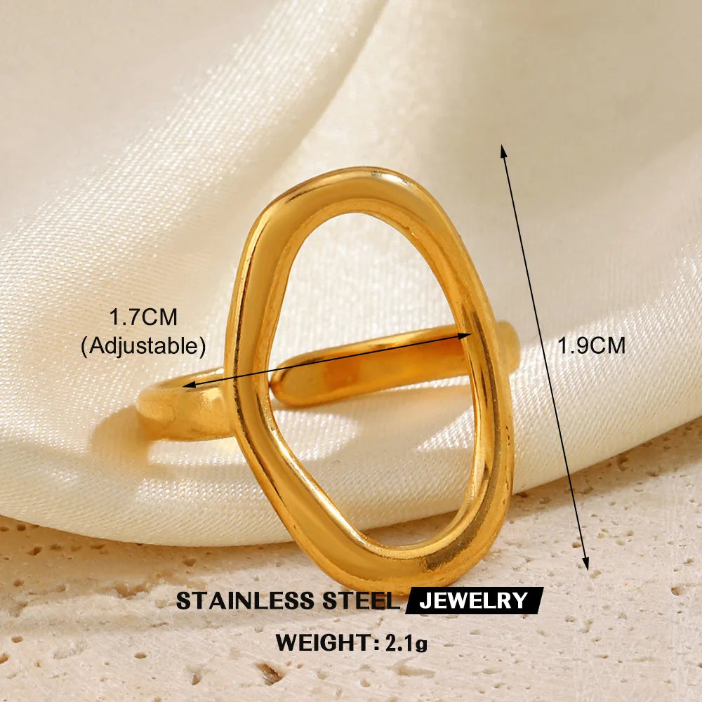 Bague Cœur Acier Inoxydable