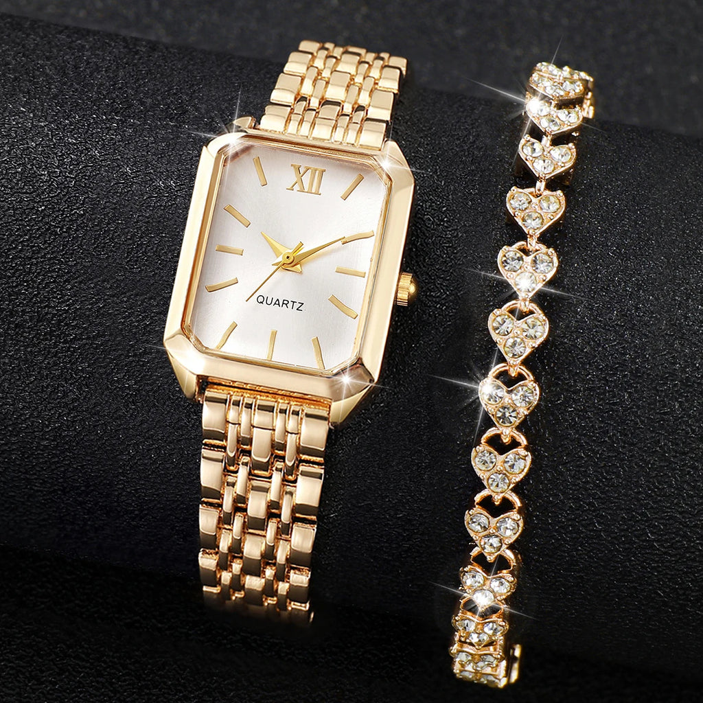 Coffret Montre & Bracelet Strass