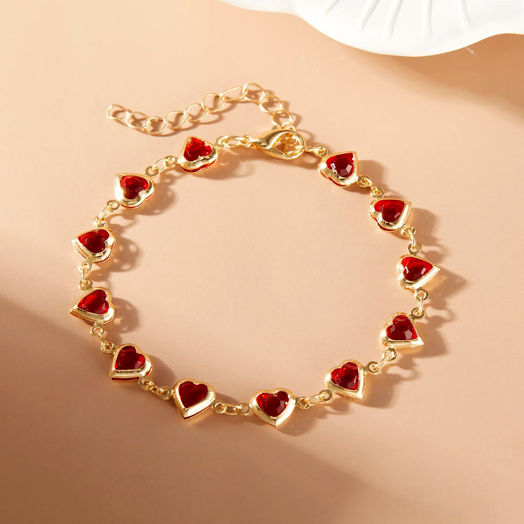 Bracelet Cœur Cristal Zircon