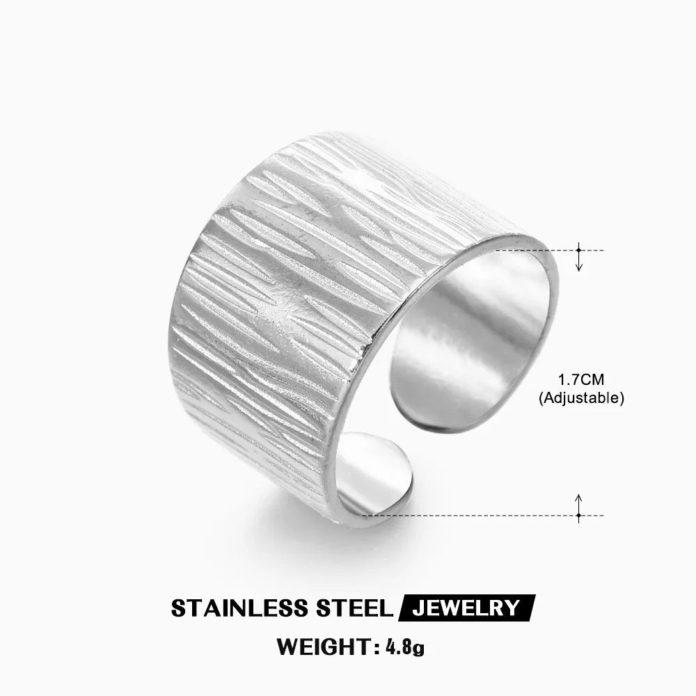 Bague Cœur Acier Inoxydable