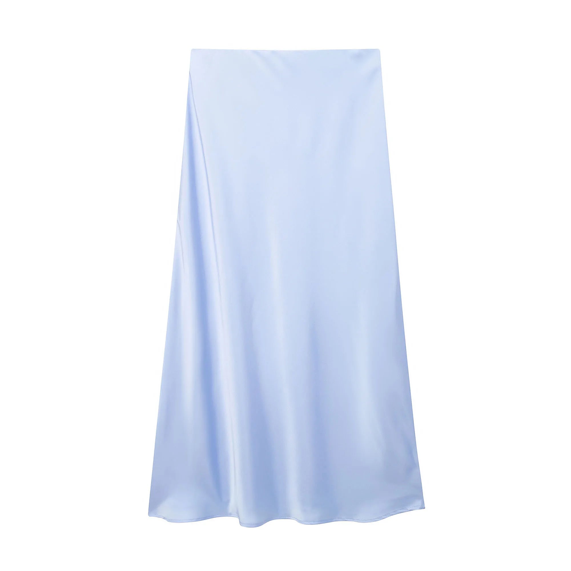 Jupe Midi Satin Élégante