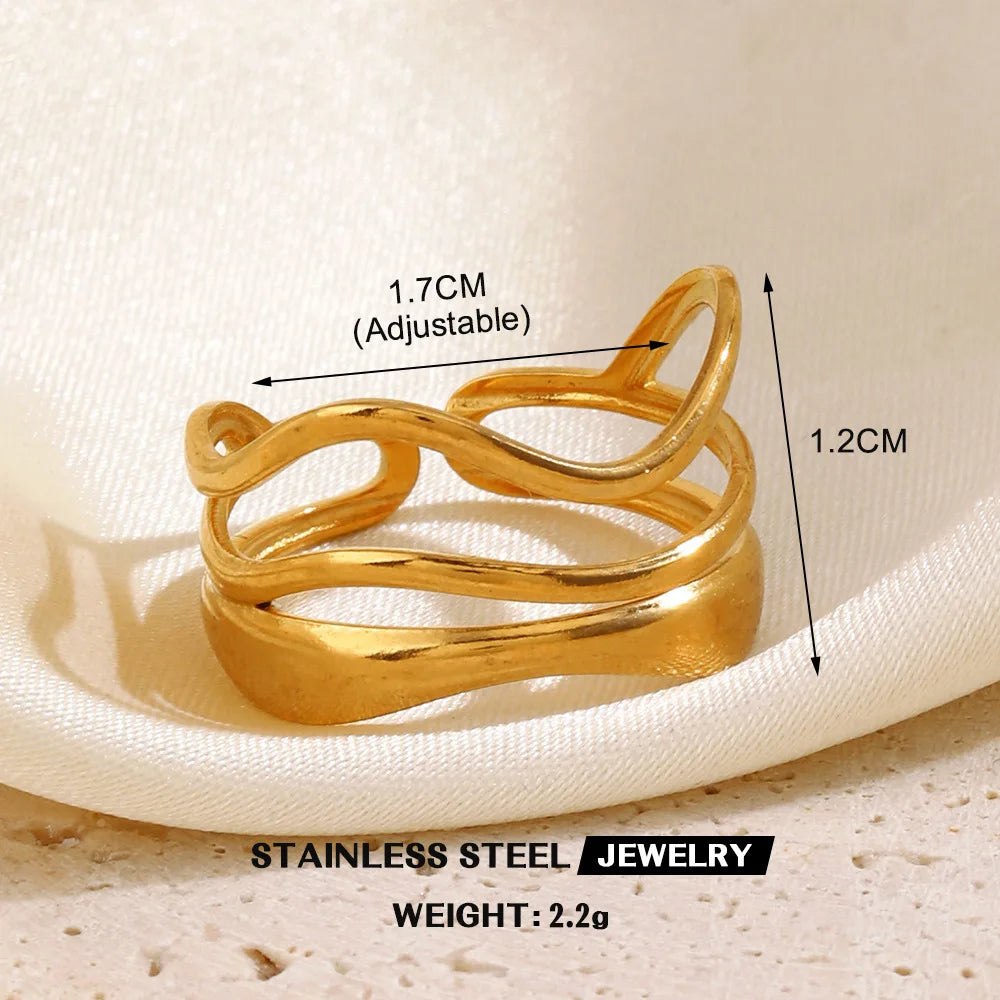 Bague Cœur Acier Inoxydable