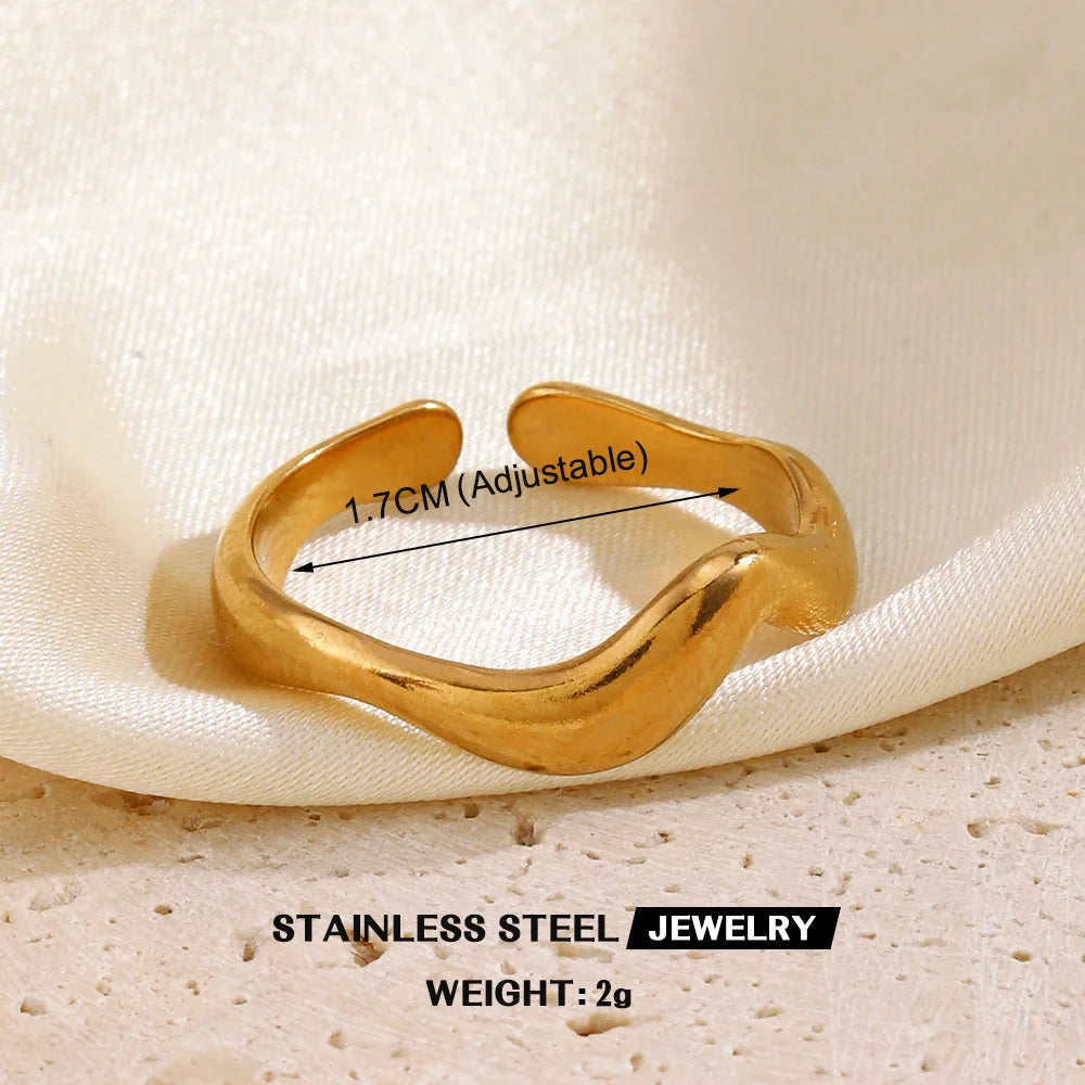 Bague Cœur Acier Inoxydable
