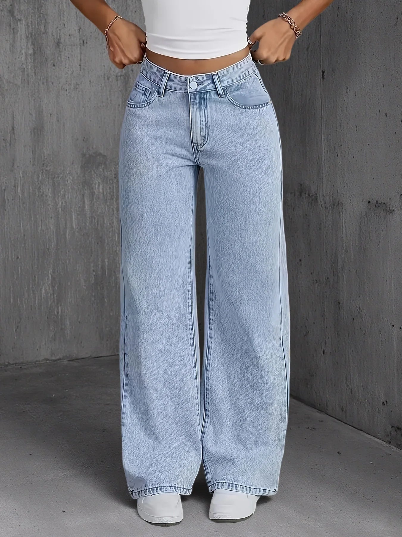 Jean Large Taille Haute Y2K