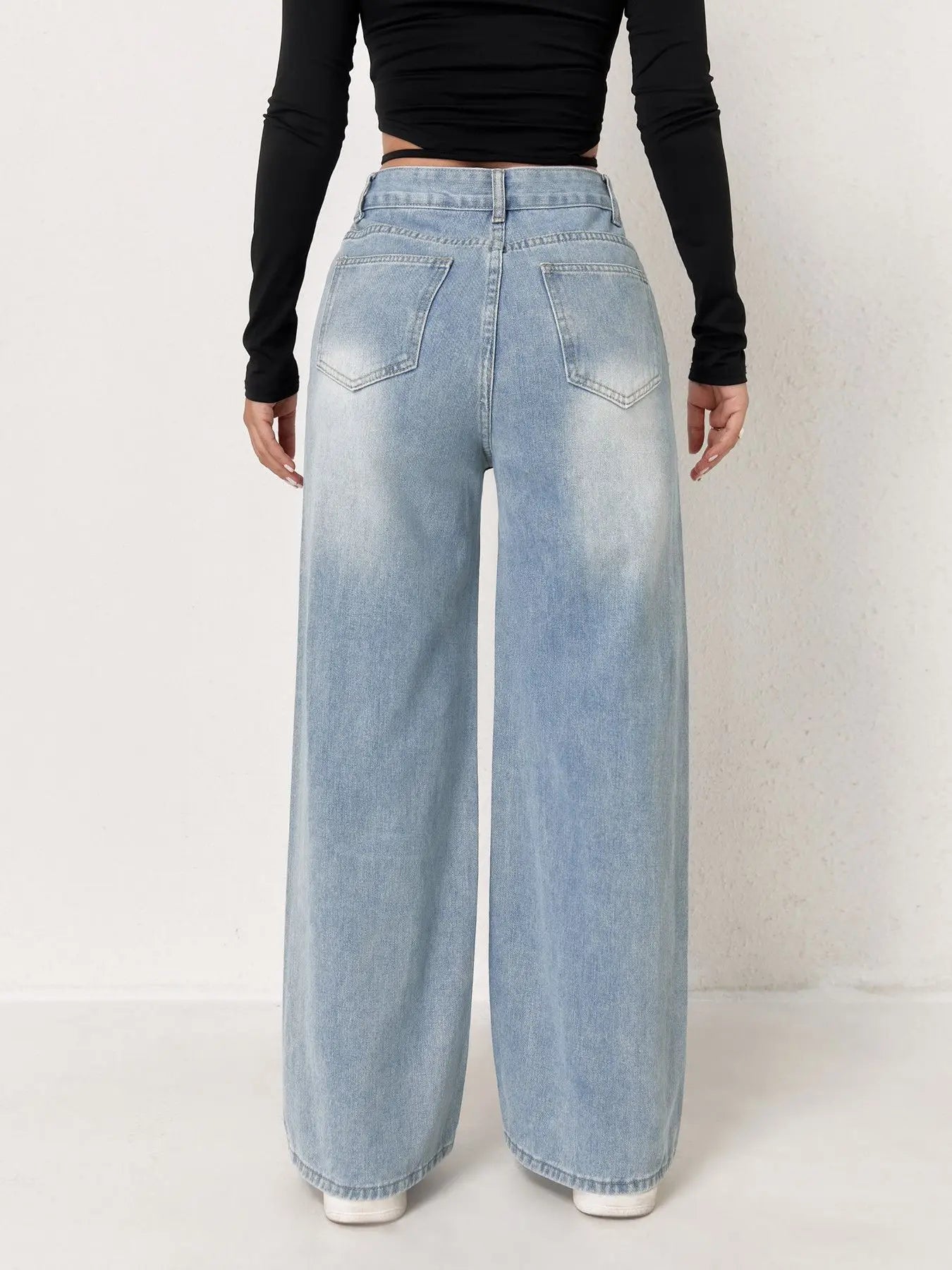 Jean Large Taille Haute Y2K
