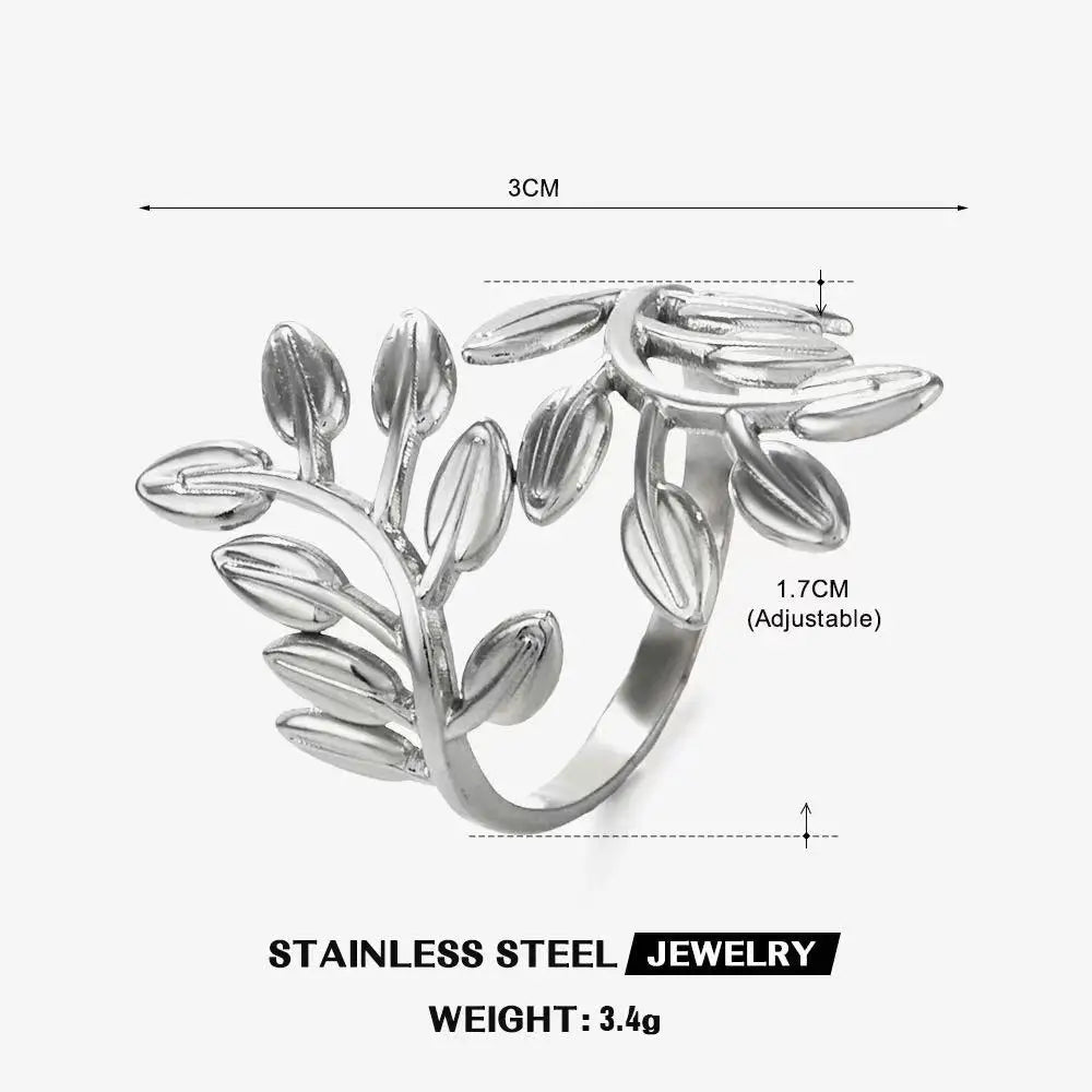 Bague Cœur Acier Inoxydable