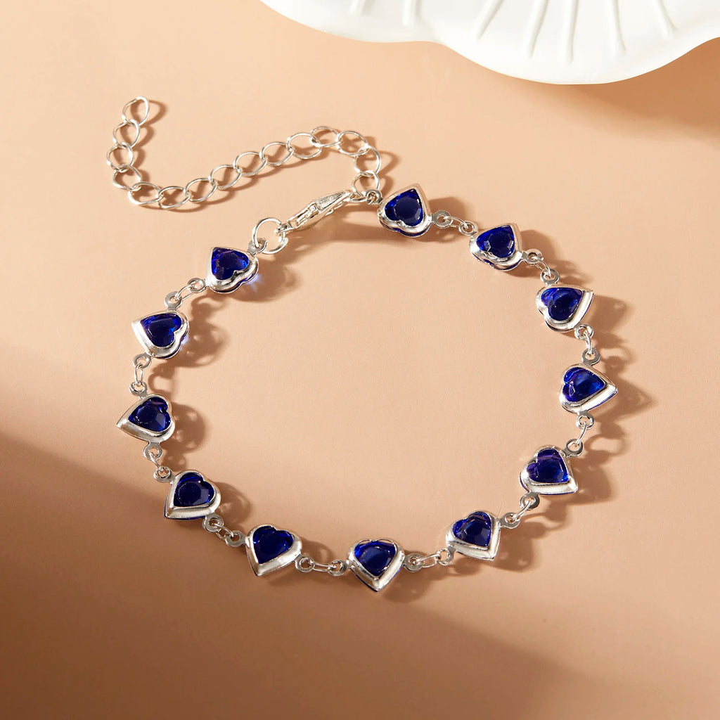 Bracelet Cœur Cristal Zircon