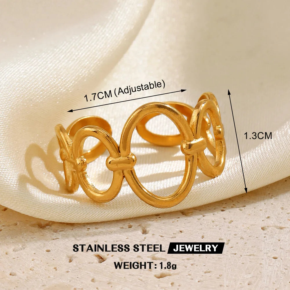 Bague Cœur Acier Inoxydable