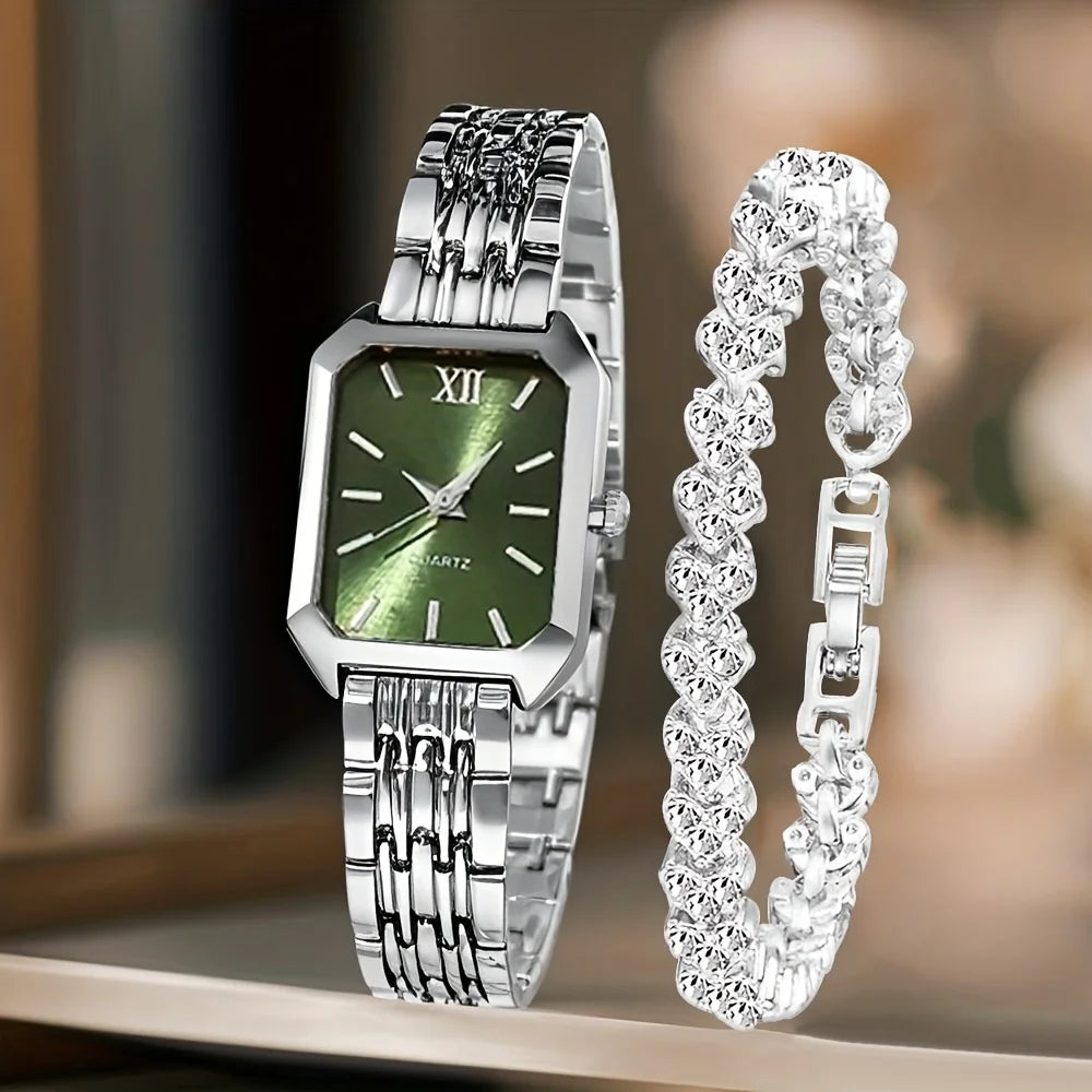 Coffret Montre & Bracelet Strass