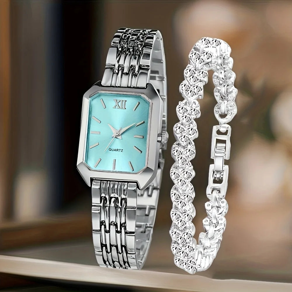 Coffret Montre & Bracelet Strass