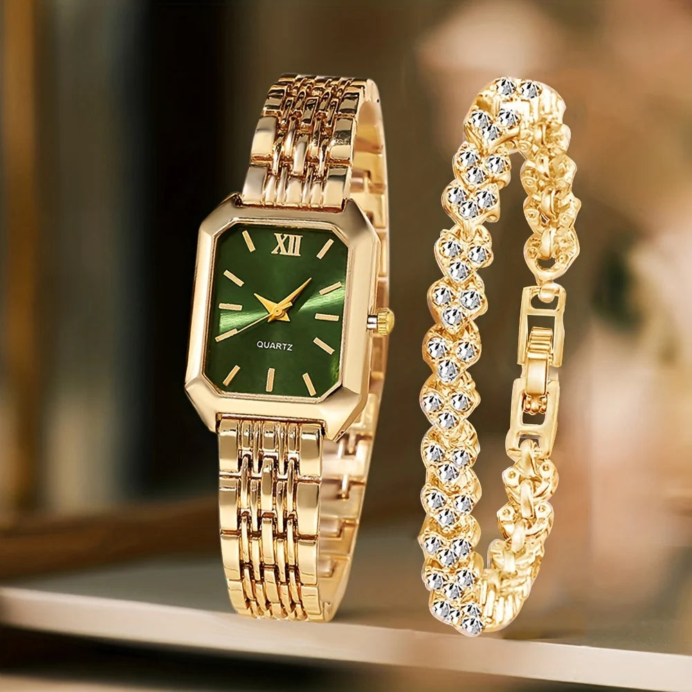 Coffret Montre & Bracelet Strass