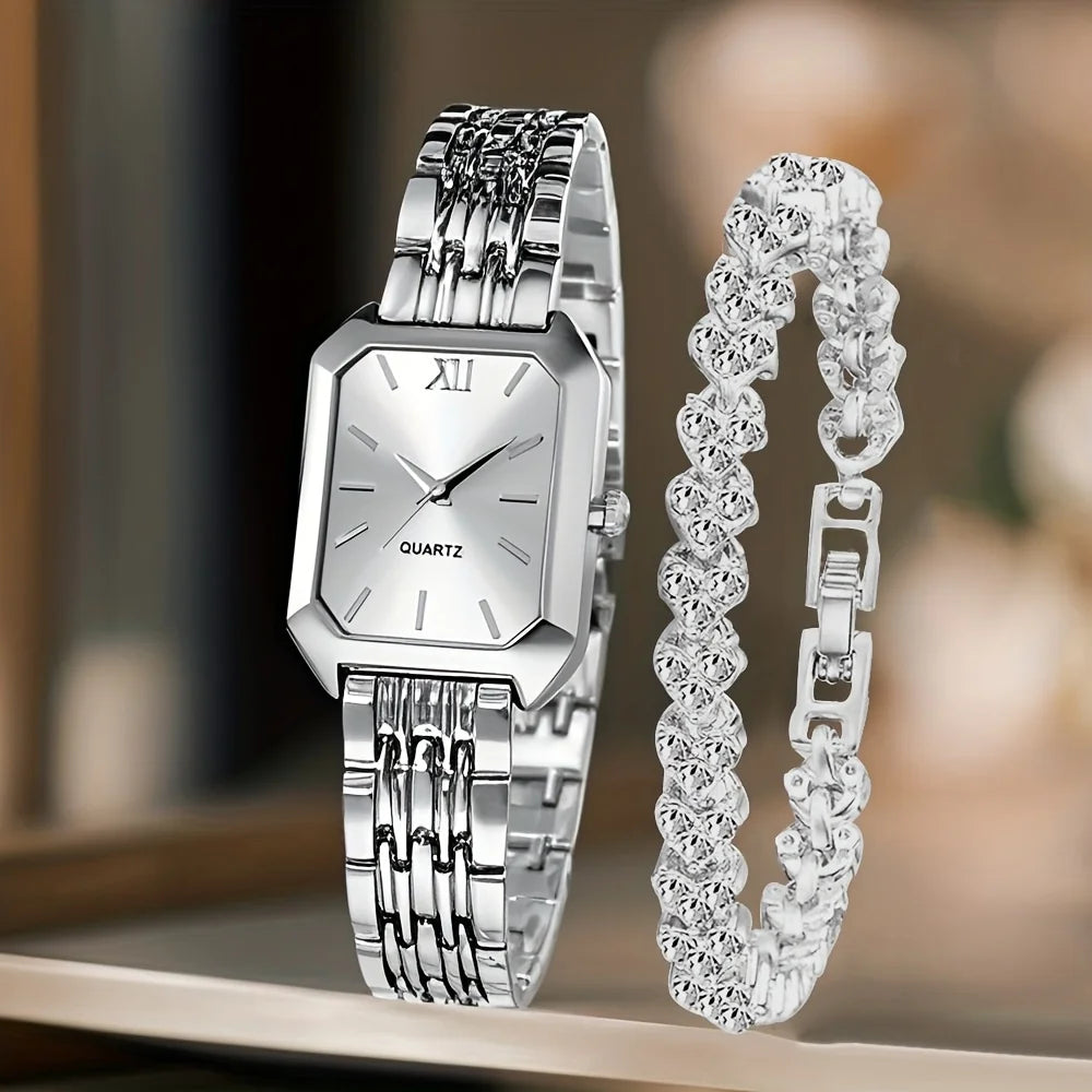 Coffret Montre & Bracelet Strass