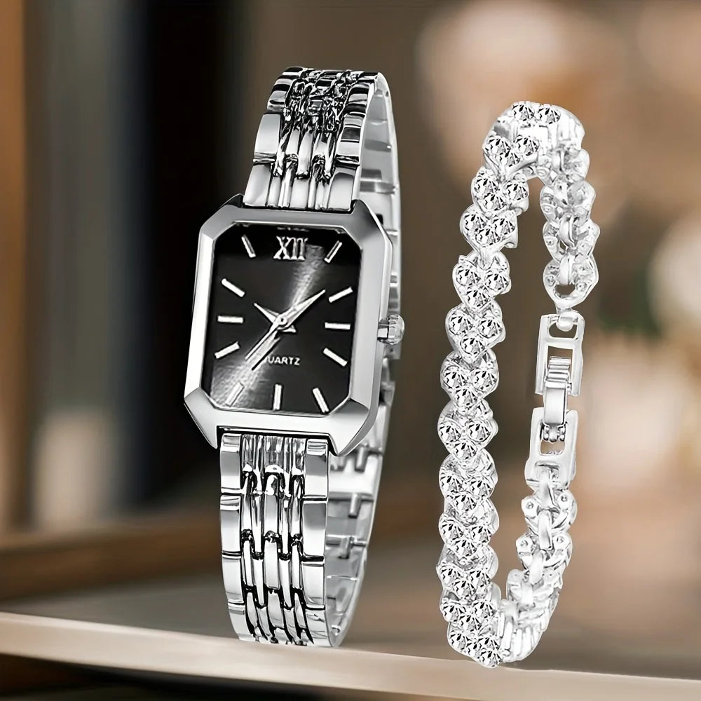 Coffret Montre & Bracelet Strass